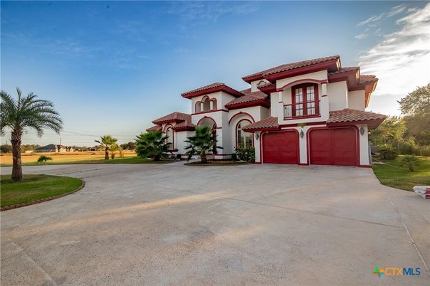 Attached, Backyard, Exterior, Facade, Mediterranean