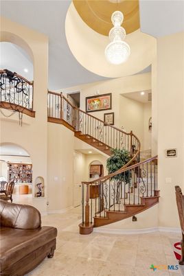 Chandelier, Interior, Recessed Lighting