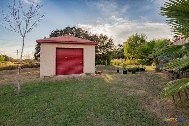 Backyard, Detached Garage, Exterior
