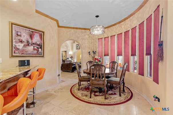 Dining room, Interior, Pendant Lights