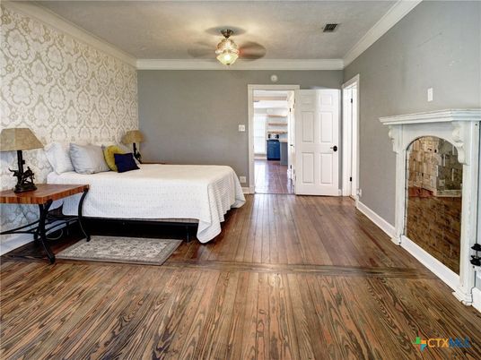 Bedroom, Interior, Wood Texture Flooring