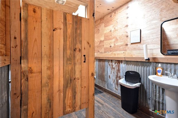 Bathroom, Interior, Wooden Ceilings, Wood Texture Flooring, Wooden Walls