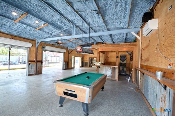 Billiard Table, Game Room, Interior, Wooden Walls