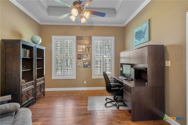 Home Office, Interior, Wood Texture Flooring