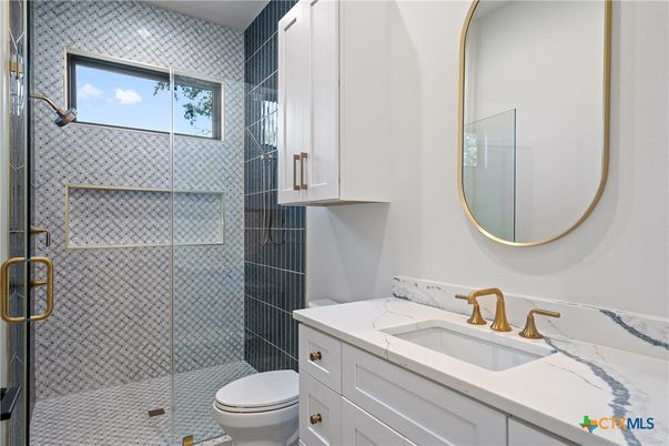 Bathroom, Glass Shower, Interior