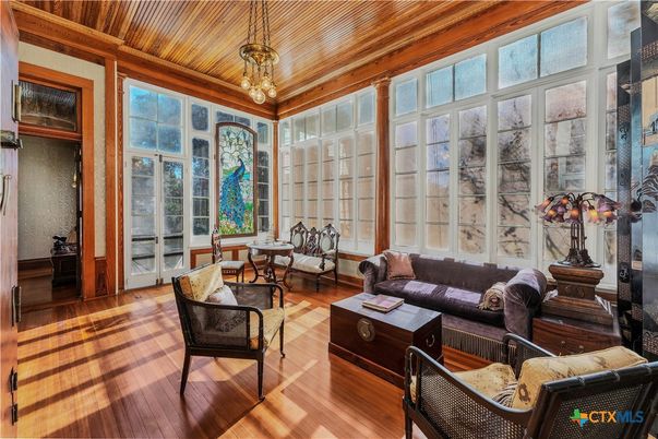 Interior, Living room, Pendant Lights, Sun Room, Wooden Ceilings, Wood Texture Flooring