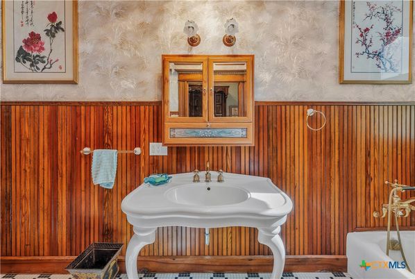 Bathroom, Interior, Wooden Walls