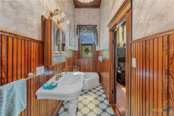 Bathroom, Interior, Wooden Walls