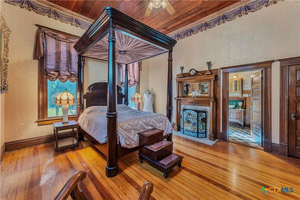Bedroom, Interior, Wooden Ceilings, Wood Texture Flooring