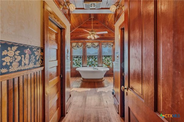 Bathroom, Interior, Wood Texture Flooring