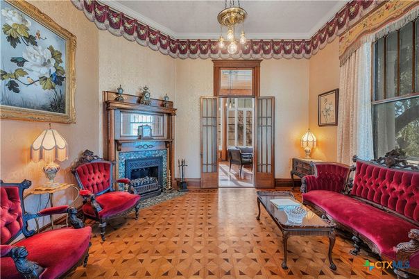 Fireplace, Interior, Living room, Pendant Lights