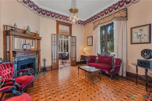 Fireplace, Interior, Living room, Pendant Lights