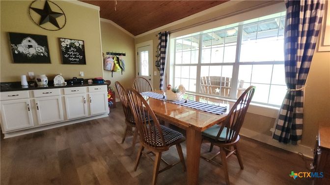 Dining room, Interior, Wood Texture Flooring