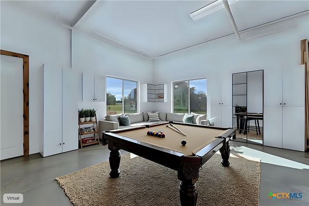 Billiard Table, Game Room, Interior
