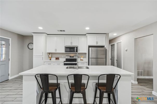 Interior, Kitchen, Recessed Lighting, Stainless Steel Appliances