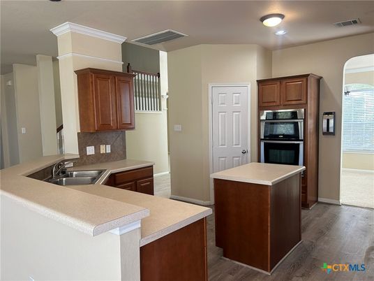 Interior, Kitchen, Wood Texture Flooring
