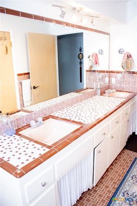 Bathroom, Dual Sink Vanities, Interior, Tile Countertops