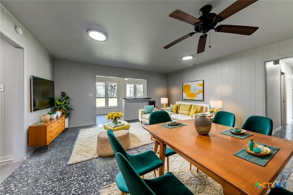 Home Office, Interior, Living room, Recessed Lighting