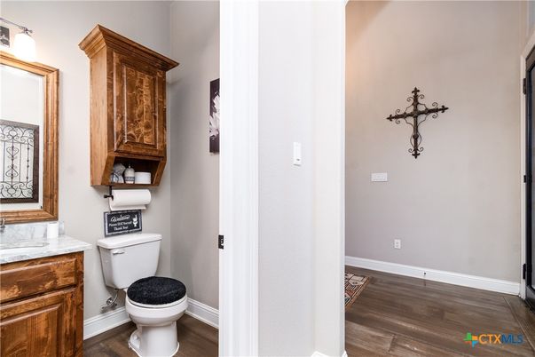 Bathroom, Interior, Wood Texture Flooring
