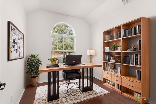Home Office, Interior, Wood Texture Flooring