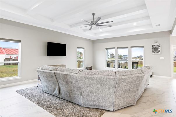 Interior, Living room, Marble, Recessed Lighting