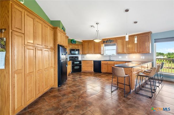 Interior, Kitchen, Pendant Lights, Stainless Steel Appliances