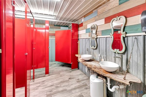 Bathroom, Free Standing Baths, Interior, Wood Texture Flooring