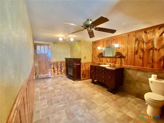 Bathroom, Interior, Wooden Walls