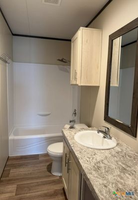 Bathroom, Interior, Wood Texture Flooring