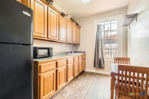 Interior, Kitchen, Wood Texture Flooring