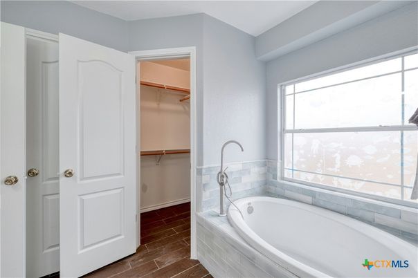 Bathroom, Interior, Wood Texture Flooring