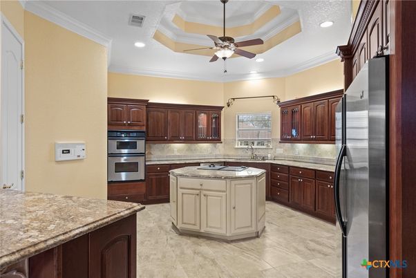 Interior, Kitchen, Recessed Lighting, Stainless Steel Appliances