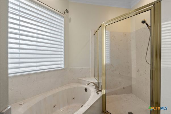 Bathroom, Glass Shower, Interior, Marble Walls