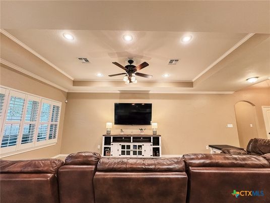 Interior, Living room, Recessed Lighting