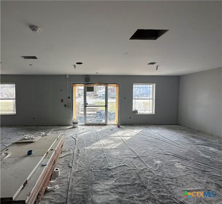 Empty room, Interior, Marble, Recessed Lighting