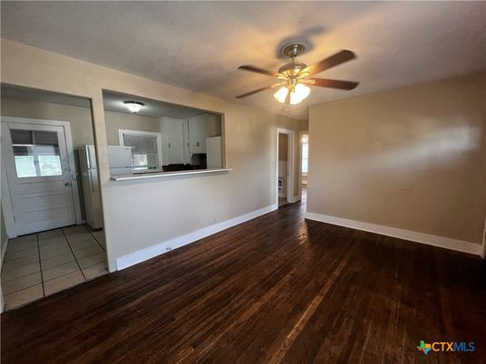 Empty room, Interior, Kitchen, Wood Texture Flooring