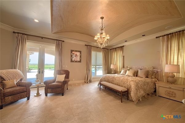 Bedroom, Chandelier, Interior, Recessed Lighting