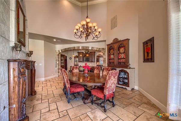Chandelier, Dining room, Interior, Kitchen, Recessed Lighting