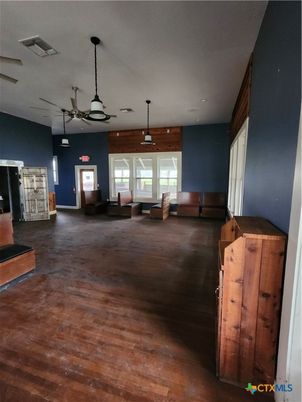 Empty room, Interior, Pendant Lights, Recessed Lighting, Wood Texture Flooring