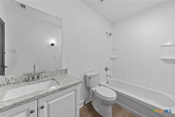 Bathroom, Interior, Wood Texture Flooring