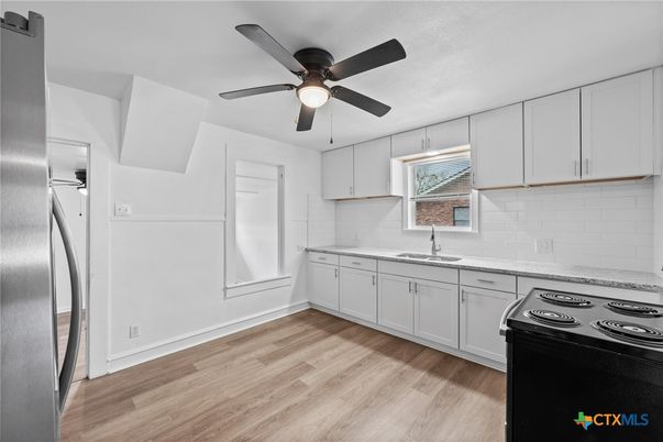 Interior, Kitchen, Wood Texture Flooring
