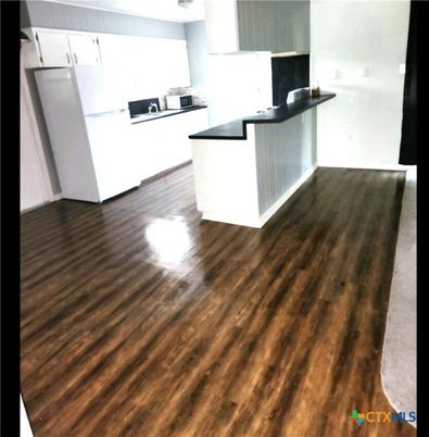 Interior, Kitchen, Wood Texture Flooring