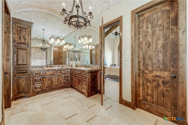 Bathroom, Chandelier, Dual Sink Vanities, Interior