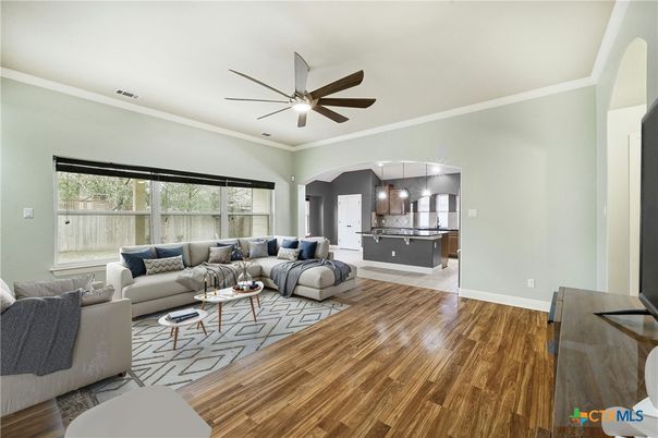 Interior, Kitchen, Living room, Wood Texture Flooring