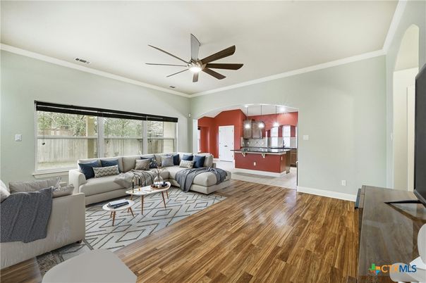 Interior, Kitchen, Living room, Wood Texture Flooring