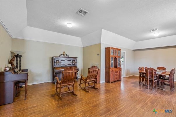 Dining room, Interior, Piano, Wood Texture Flooring