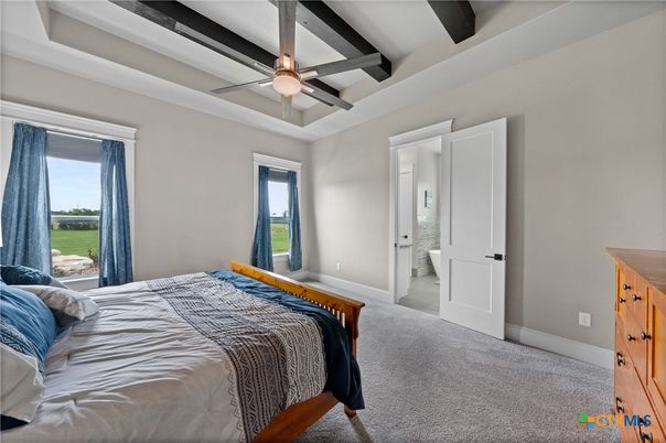 Bedroom, Interior, Wooden Beams