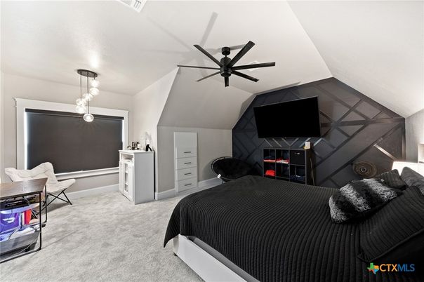 Bedroom, Interior, Pendant Lights