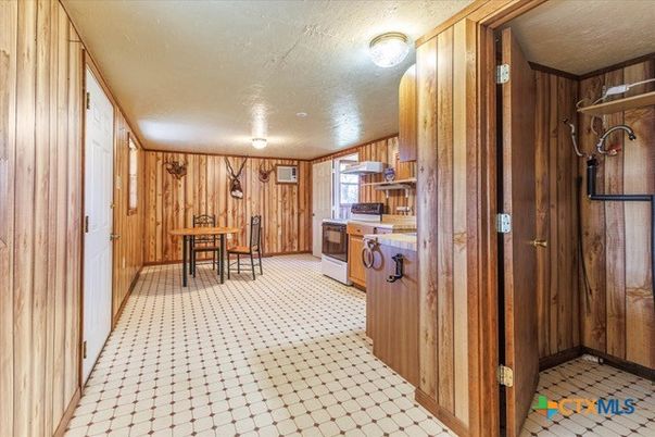 Dining room, Interior, Kitchen, Wooden Walls