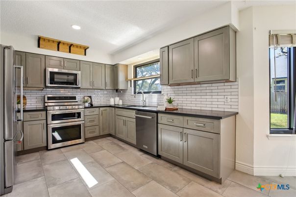 Interior, Kitchen, Recessed Lighting, Stainless Steel Appliances